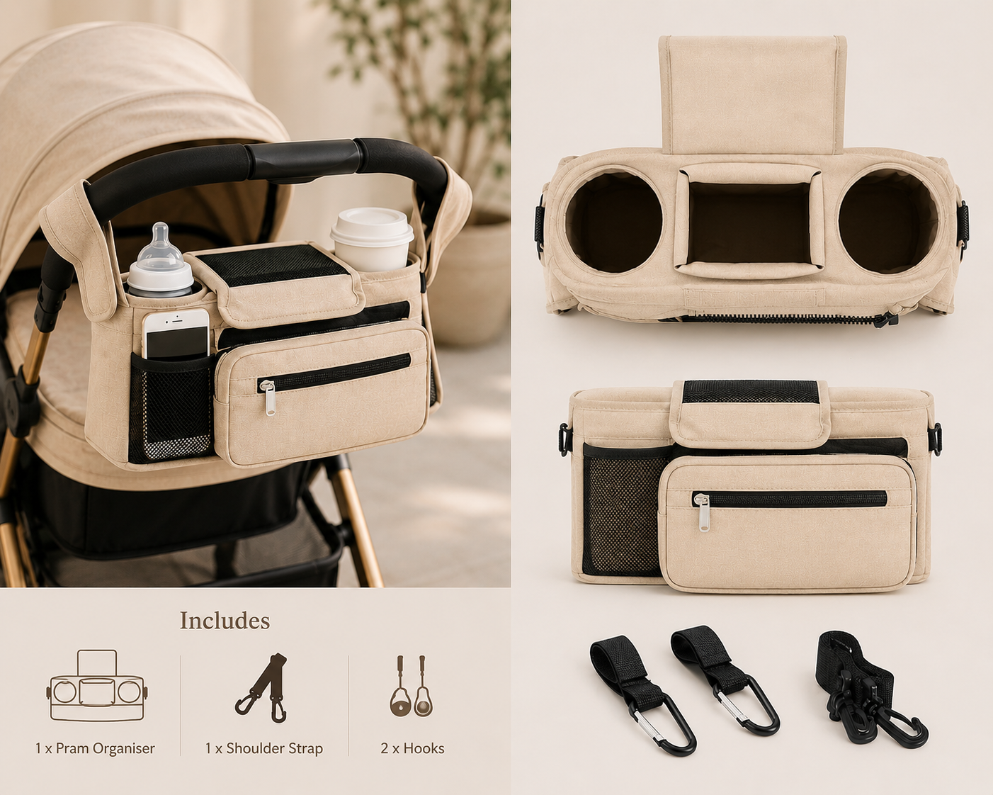 MumsBelly Pram Organiser
