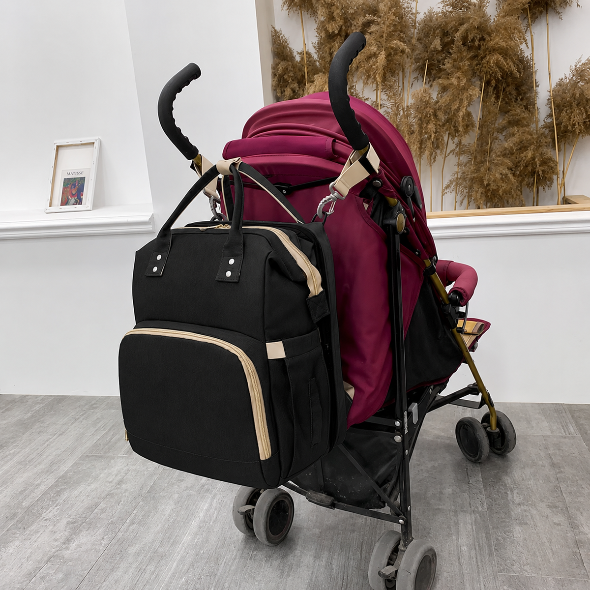 2-in-1 Baby Travel Bag & Portable Changing Station